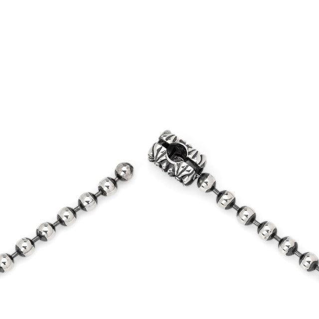 【オーダー商品：納期約4ヶ月～】LONE ONES【正規取扱店】：Chrome Connector - 4.0mm ball chain Necklace