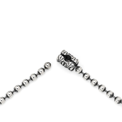 【オーダー商品：納期約4ヶ月～】LONE ONES【正規取扱店】：Chrome Connector - 4.0mm ball chain Necklace