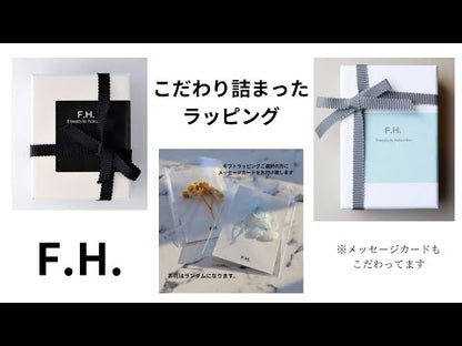 F.H. シルバーブレスレット（Uリンクチェーン 3mm）：#B009-17cm
