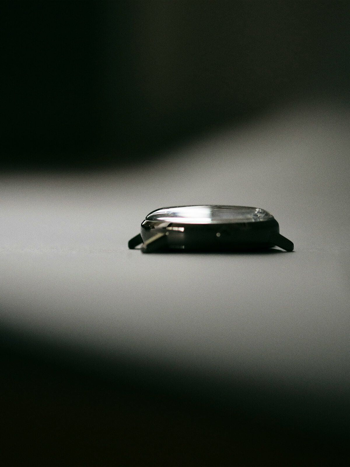 【正規取扱店】sazare : SK02 / SS SILVER MIRROR FINISH / WHITE DIAL / NUME LEATHER