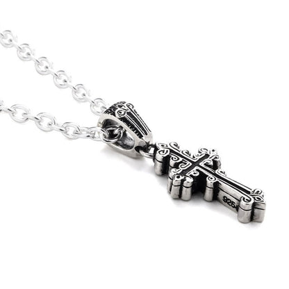 【オーダー商品：納期約3ヶ月】 【正規取扱店】Leathers and Treasures：Narrow celtic cross Pendant