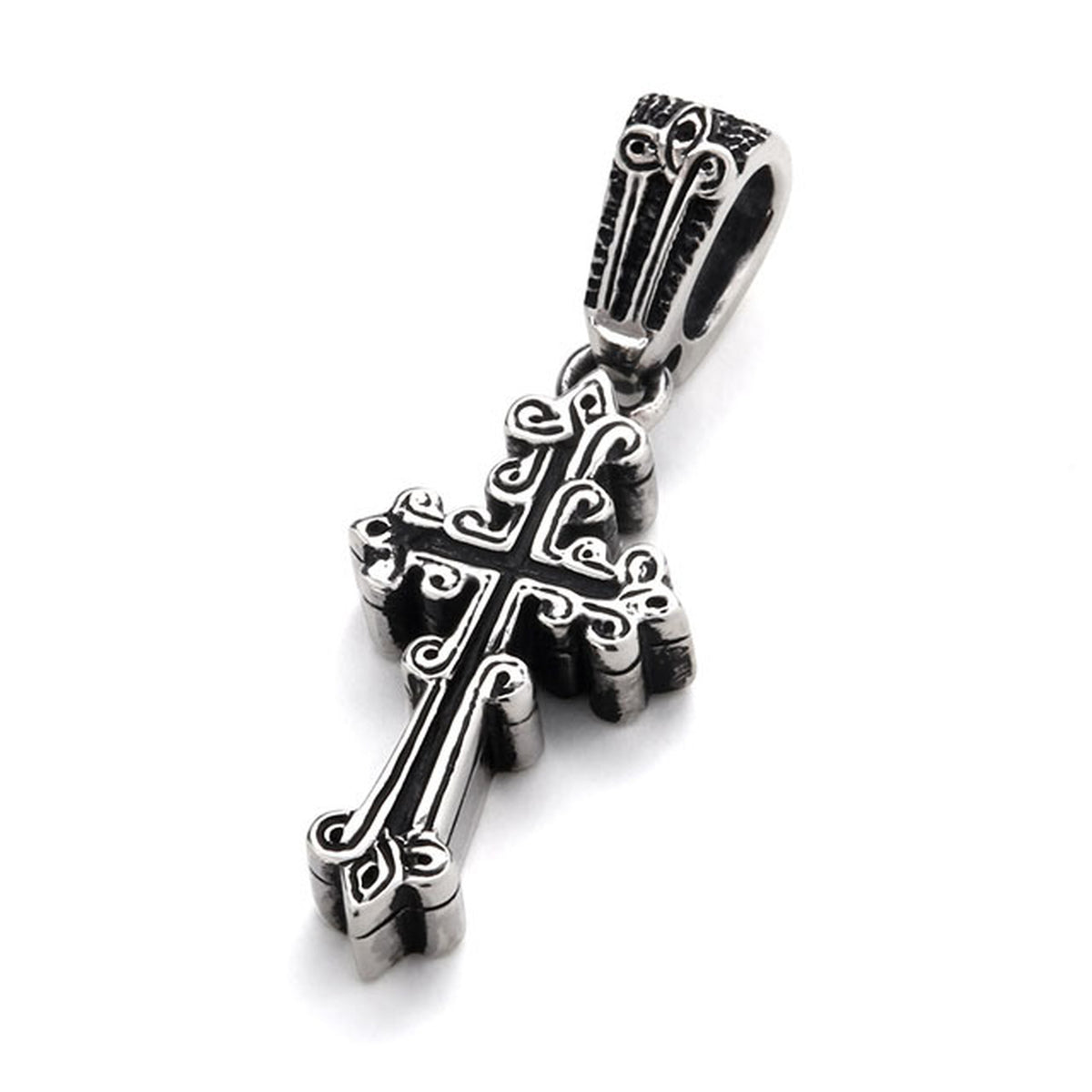【オーダー商品：納期約3ヶ月】 【正規取扱店】Leathers and Treasures：Narrow celtic cross Pendant