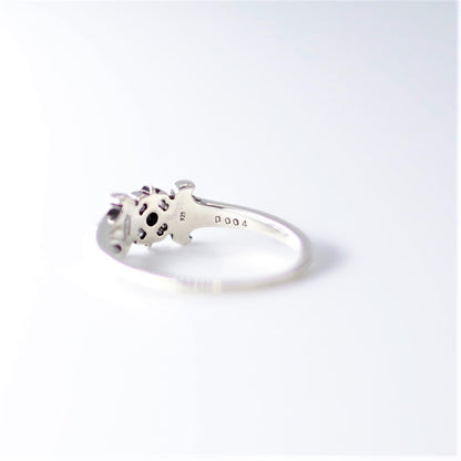 【オーダー商品：納期約3ヶ月】【正規取扱店】Leathers and Treasures： Pope's stone cross Ring w/diamond