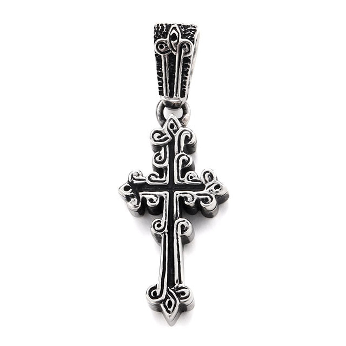 【オーダー商品：納期約3ヶ月】 【正規取扱店】Leathers and Treasures：Narrow celtic cross Pendant