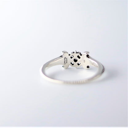 【オーダー商品：納期約3ヶ月】【正規取扱店】Leathers and Treasures： Pope's stone cross Ring w/diamond