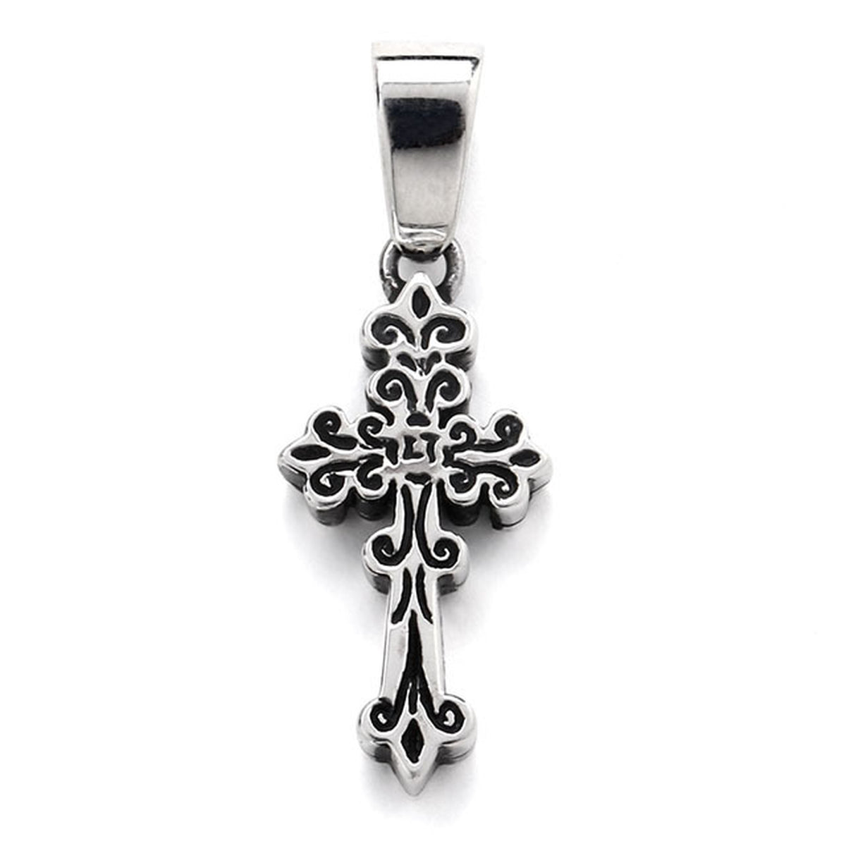 【オーダー商品：納期約3ヶ月】 【正規取扱店】Leathers and Treasures：Narrow celtic cross Pendant