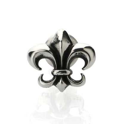 【オーダー商品：納期約3ヶ月】【正規取扱店】Leathers and Treasures：Short fleur-de-lis stud