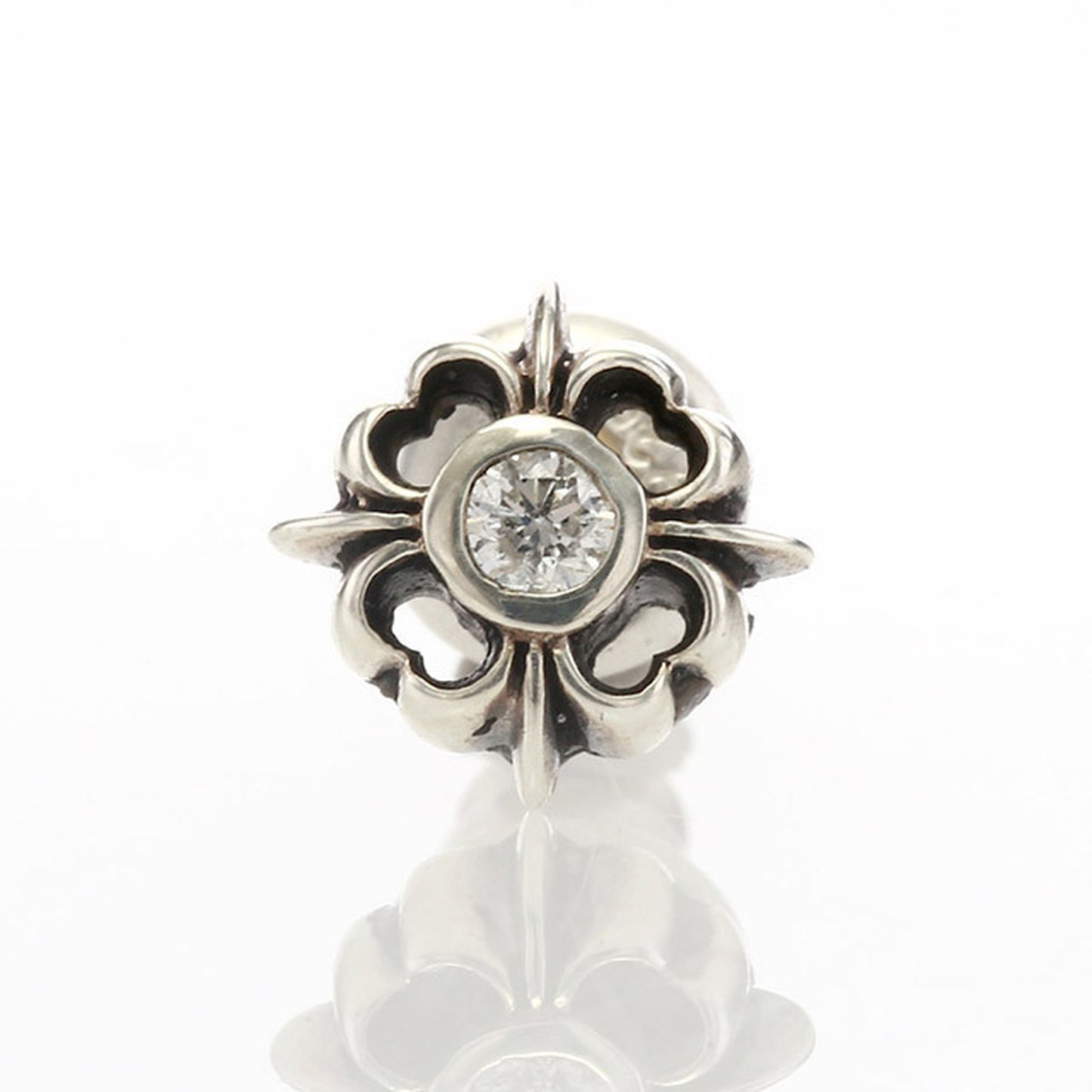 【オーダー商品：納期約3ヶ月】【正規取扱店】Leathers and Treasures： Pope's stone cross w/diamond