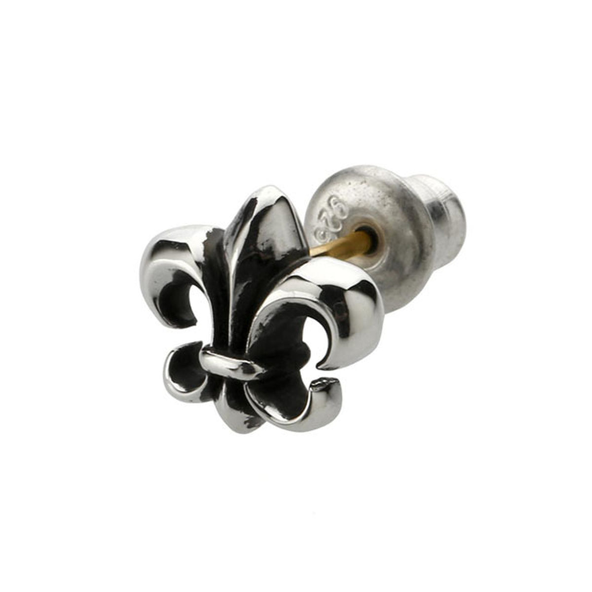 【オーダー商品：納期約3ヶ月】【正規取扱店】Leathers and Treasures：Short fleur-de-lis stud