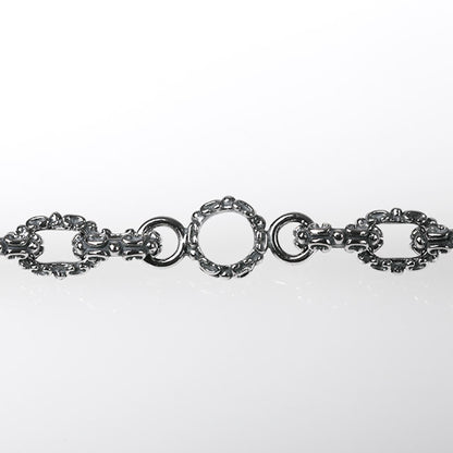 【オーダー商品：納期約3ヶ月】【正規取扱店】Leathers and Treasures： Fleur-de-lis links w/celtic lobster claw 60cm