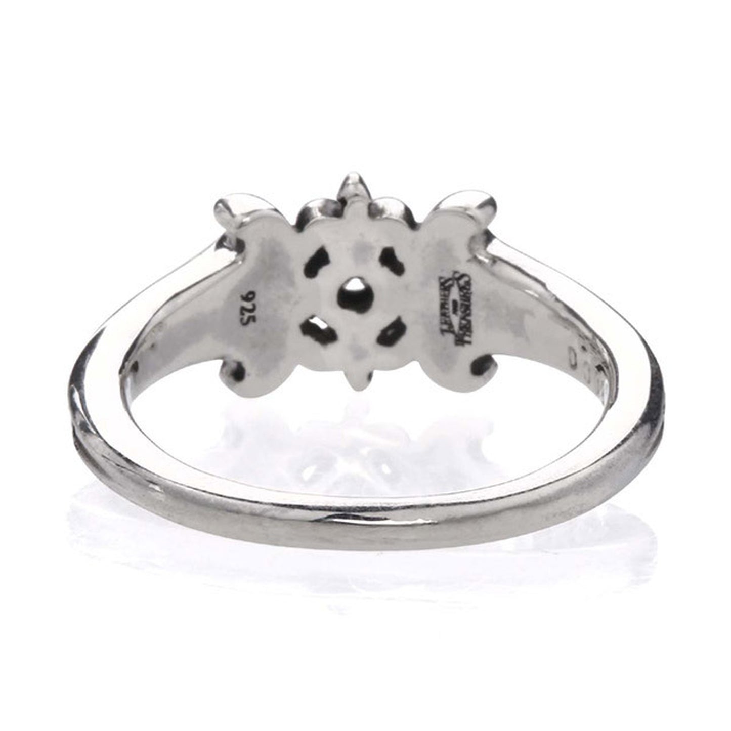 【オーダー商品：納期約3ヶ月】【正規取扱店】Leathers and Treasures： Pope's stone cross Ring w/diamond