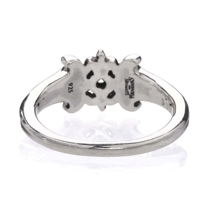 【オーダー商品：納期約3ヶ月】【正規取扱店】Leathers and Treasures： Pope's stone cross Ring w/diamond